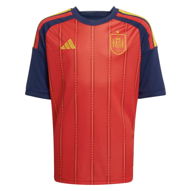 2026-2027 Spain Home Shirt (Kids) (Merino 6)-SoccerKits Hub | Buy Soccer Jerseys Online